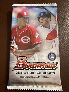(1) Sealed 2018 Bowman Baseball Pack - Possible Shohei Ohtani Rc - QNTY AVAL