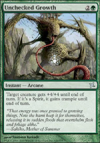 UNCHECKED GROWTH X4 4 4X Betrayers of Kamigawa MTG Magic Cards DJMagic - Image 1 of 1