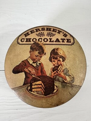 Vintage Hershey's Chocolate Tin Collectible 1982 E- Made in England - Image 1 of 4