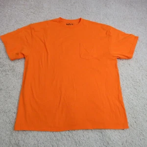 Walls Shirt Mens Extra Large Orange T Shirt Short Sleeve Workwear Construction - Picture 1 of 15