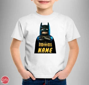 The Lego Batman Personalised "Your Name" T-SHIRT the lego movie 2 Birthday Gift - Picture 1 of 1