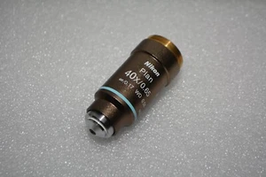 ^ Nikon Plan 40X/0,65 ∞/0,17 WD 0,57 Mikroskop Objektiv Eclipse Serie #X3771 - Bild 1 von 5