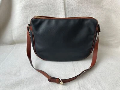 Bolso de Hombro BOTTEGA VENETA Vintage Negro Cuero Lujo Marco Polo ITALIA Foto 1 de 4