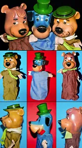 3 HANNA BARBERA YOGI BÄR HUCKY DOGGY HUCKLEBERRY HOUND BOO BOO HANDPUPPEN 60er - Bild 1 von 18