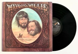 Waylon Jennings Willie Nelson Waylon & Willie 1978 LP RCA Promo Embossed Cover - Picture 1 of 9