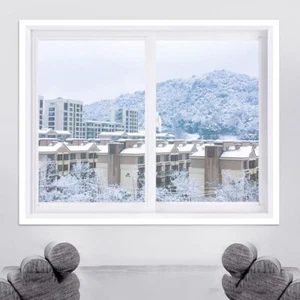 Transparent Thermal Insulation Film for Cold Weather Window Protection - Picture 1 of 23