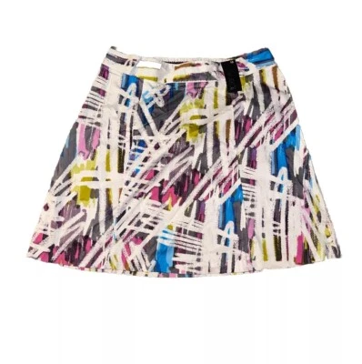 FALDA LANE BRYANT BLANCA Arte para usar Colorido Trazo de Pintura ALGODÓN FORRADO TALLA 18 NUEVA Foto 1 de 4