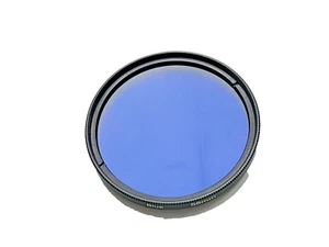 52mm Full Colour Blue Filter For Ø52mm Lens such as Nikon 18-55mm - Picture 1 of 8