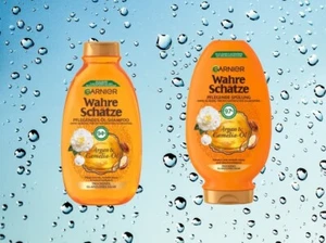 Garnier Wahre Schätze 2er Set Shampoo + Spülung mit Argan- und Camelia-Öl - Bild 1 von 5