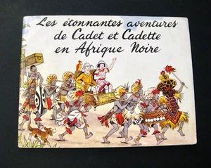 Cadet et Cadette en Afrique noire Album collecteur de vignettes Jeanjean BE - Picture 1 of 2