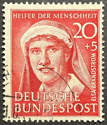 Germany, Fed Rep, Semi Post 1951, For Charity, Used, Scott B322, Michel 145 F-VF - Image 1 of 2