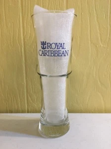ROYAL CARIBBEAN CRUISE LINES SCHOONER BAR MIX DRINK BEER TALL GLASS - Picture 1 of 7