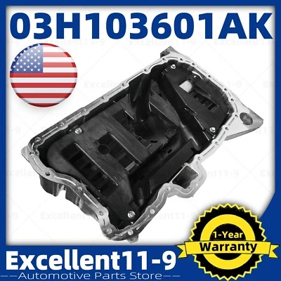 Cacerola de aceite de motor 3,6 L inferior 03H103601AK para VW Atlas Passat CDVC CDVD CDVB Foto 1 de 4