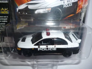 johnny lightning 2004 mitsubishi lancer evolution japan police super rare mijo - Picture 1 of 7