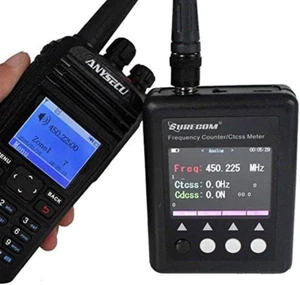 SF401 plus 27Mhz-3000Mhz Radio Portable Frequency Counter Meter with CTCCSS DCS - Picture 1 of 7