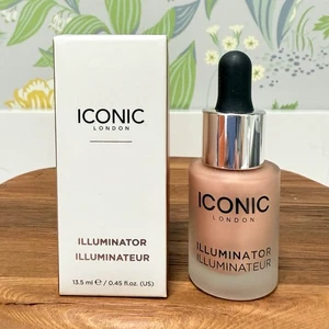 Iconic London Illuminator Liquid Shimmer Highlighter Drops In BLUSH 0.45 oz - Picture 1 of 3