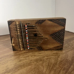 Wooden Kalimba, African Thumb Piano 4.5”x8” - Picture 1 of 3