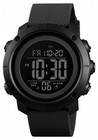 Digital Watch Sports Waterproof Military Back Light Small 1.77 Inch, black 