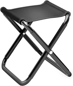 Camping Stool, Portable Folding Stool, 11 Inch Foldable Stool, Folding Camping S - Picture 1 of 7