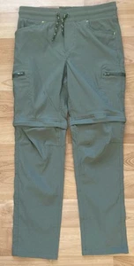 EDDIE BAUER Kids Youth Convertible Pant Zipper Pocket Water resistant M 10/ 12 - Picture 1 of 7