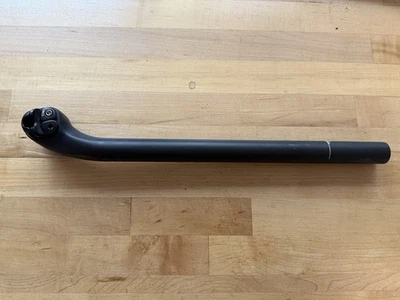 Assento composto ENVE 25mm offset 27.2mm - preto 400mm comprimento 7mm somente trilhos - Imagem 1 de 4