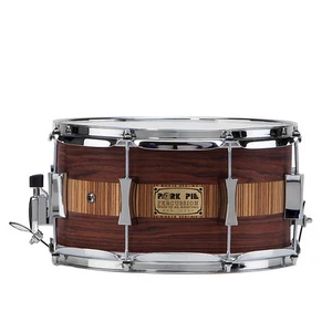 Pork Pie Rosewood Zebra Maple Snare Drum 6.5x14 - Picture 1 of 1