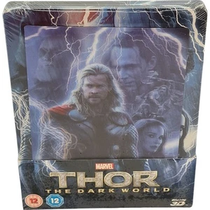 Thor: The Dark World 3D Blu-Ray SteelBook Zavvi Lenticular 2015 Ltd Edition B - Picture 1 of 10