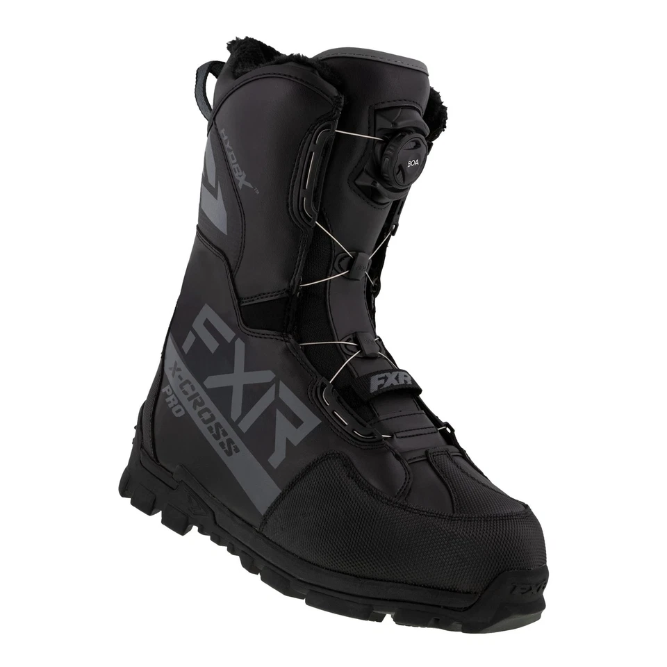 FXR X-Cross Pro BOA Snow Boots Waterproof Insulated Fixed Liner Black/White Foto 1 de 1