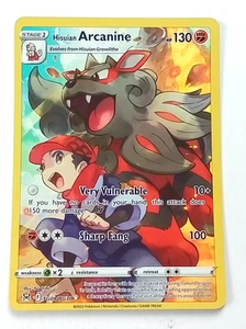 Hisuian Arcanine TG08/TG30 Lost Origin Holo Raro Entrenador Galería Carta Pokémon... - Imagen 1 de 3