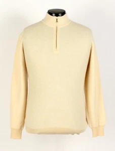Loro Piana Cashmere Roadster Pull Sweater - Yellow - XL - $1350 Retail - Picture 1 of 13