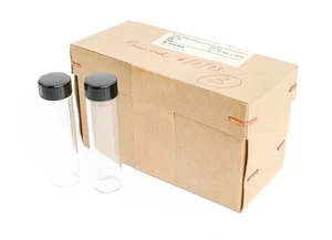 Kimble Clear Glass Sample Vial Pack of 12 60910-L NEW Vintage Science Equipment - Picture 1 of 4