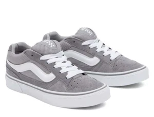 Vans Caldrone Sneaker Women Size 6.5 US Low Top Suede Drizzle Grey VN0007P9KAQ - Picture 1 of 6