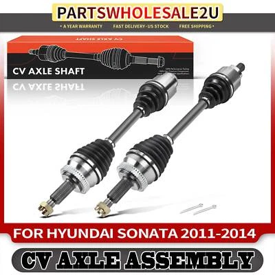 2x Front Left & Right CV Axle Shaft Assembly for Hyundai Sonata 2011-2014 2.0L - Image 1 of 4