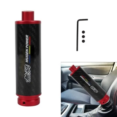 1 PIEZA Mango de freno de mano de fibra de carbono rojo Mugen montaje universal  Foto 1 de 4