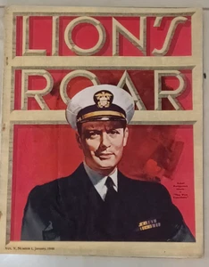 LION'S ROAR Magazine v.5 #1, Jan 1946 Montgomery Cover! Hirschfeld Art! JRR29 - Picture 1 of 5