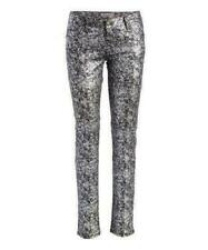 Emperial Premium Silver Metallic Skinny Jeans- Juniors Size 3 (42176193)