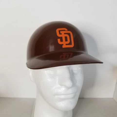 Vintage San Diego Padres Plastic Laich Baseball SOUVENIR Batting Helmet MLB 1969 Cover