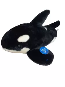 SeaWorld großer 21 Zoll langer Shamu Orca Wal Plüschtier - Bild 1 von 9