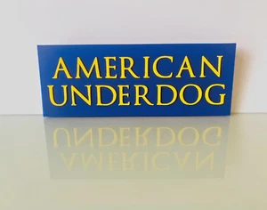 American Underdog Logo NFL MVP Quarterback Kurt Warner American Football Star US - Picture 1 of 1
