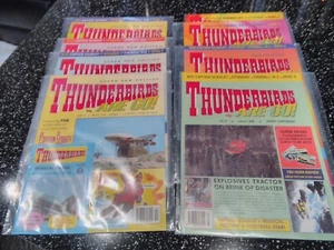 Thunderbirds Are Go - Full Set Of Magazines from 1995. 8 Issues with free gifts* - Picture 1 of 9