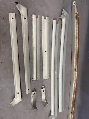 1967 1968 Ford Galaxie LTD Custom 500 4 Door Hardtop Back Window Trim Molding OE - Image 1 of 4