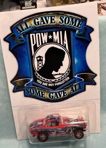 Hot Wheels 62 Chevy Corvette Gasser As POW-MIA, It’s A Custom Real Riders Added - Picture 1 of 15