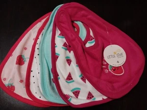 NWT Little Star by Kitex USA LOT Of 5 Bibs  - Picture 1 of 3