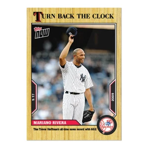 2022 Turn Back the Clock- 171 - Rivera Ties Saves Record - Free Shipping Always! - Picture 1 of 2