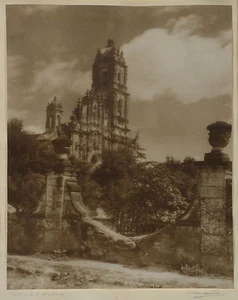 Tepozotlán México Paisaje Pictorialista Ricardo Abrigo foto grande principios del siglo XX - Imagen 1 de 3