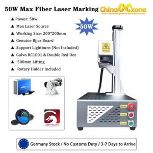 【IN DE】50W 200*200mm MAX Máquina de Marcado Láser de Fibra RC1001 Galvo Doble Punto Rojo - Imagen 1 de 8