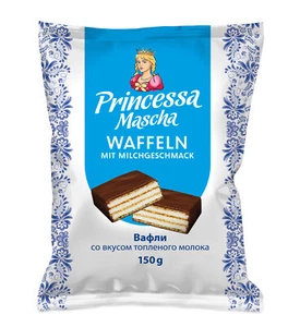 Princessa Mascha Waffeln mit Milchgeschmack in Überzug 150 g - Bild 1 von 1