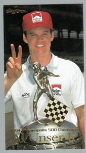 1995 SKYBOX INDY 500, AL UNSER Jr. 1994 INDY 500 RACE WINNER CARD#NNO - Picture 1 of 1