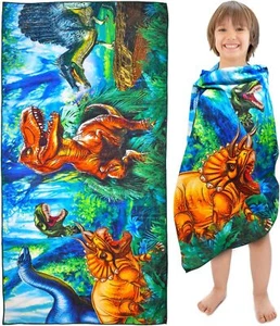 Beach Towel - for Kids, Great for Beach, Bath, Quick Fast Dry Sand Proof - Picture 1 of 7