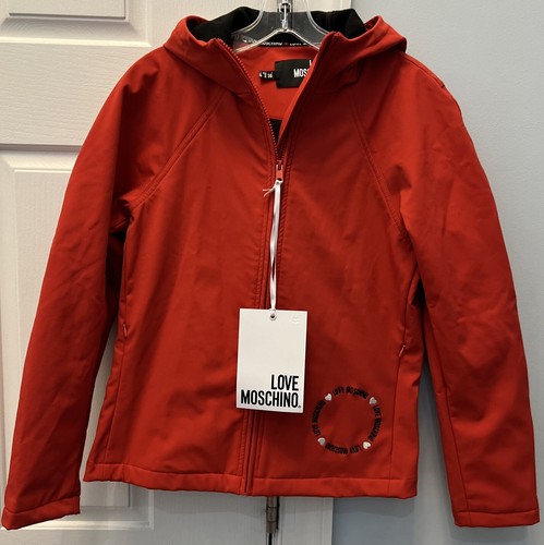 Love Moschino giacca rossa impermeabile taglia 38